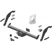 Фаркоп Brink (Thule) для Ford Ranger III 2/4WD (с бампером-ступенькой) 2012-2015. Фланцевое крепление. Артикул 554900