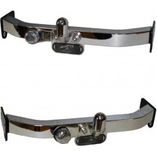 Фаркоп Baltex для Toyota Land Cruiser 100 VX 1998-2007. (с декор. накладкой и фонарем) Фланцевое крепление. Артикул Y-08F