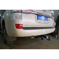 Фаркоп Imiola для Toyota Land Cruiser 200 2008-2020. Быстросъемный крюк под квадрат. Артикул T.059