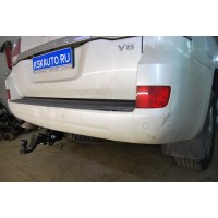 Фаркоп Imiola для Toyota Land Cruiser 200 2008-2020. Быстросъемный крюк под квадрат. Артикул T.059
