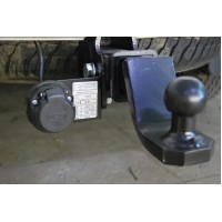 Фаркоп Imiola для Toyota Land Cruiser 200 2008-2020. Быстросъемный крюк под квадрат. Артикул T.059