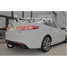 Фаркоп Aragon для Kia Optima IV седан, универсал 2015-2020 кроме AdBlue. Быстросъемный крюк. Артикул E3013BV