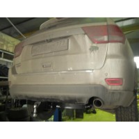 Фаркоп Bizon для Jeep Grand Cherokee WK2 2010-2014. Быстросъемный крюк. Артикул FA 0977-E