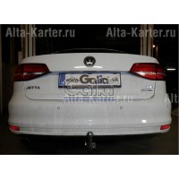 Фаркоп Galia оцинкованный для Volkswagen Jetta VI 2010-2020. Артикул V077A