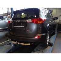 Фаркоп Baltex для Toyota RAV4 IV 2013-2019. (с декор. накладкой) Фланцевое крепление. Артикул 24.2339.08