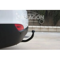 Фаркоп Aragon (быстросъемный крюк, вертикальное крепление) для Hyundai ix35 2010-2020.. Артикул E2514AV