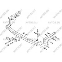 Фаркоп AvtoS для Nissan Patrol Y62 2010-2020. Артикул NS 31