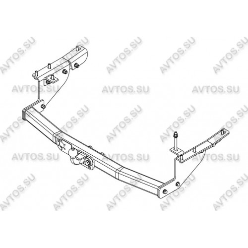 Фаркоп AvtoS для Nissan Patrol Y62 2010-2020. Артикул NS 31