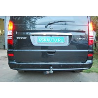 Фаркоп Galia оцинкованный для Mercedes-Benz Viano W639 RWD 2003-2013. Артикул M108A
