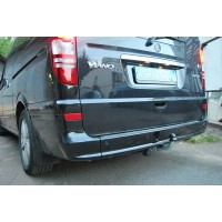Фаркоп Galia оцинкованный для Mercedes-Benz Viano W639 RWD 2003-2013. Артикул M108A