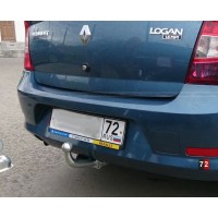 Фаркоп Galia оцинкованный для Renault Logan I седан 2004-2014. Артикул D033A