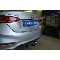 Фаркоп Лидер-Плюс для Hyundai Solaris II седан 2017-2020. Артикул H228-A