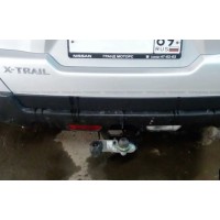 Фаркоп Лидер-Плюс для Nissan X-Trail T31 2007-2014. Фланцевое крепление. Артикул N103-F