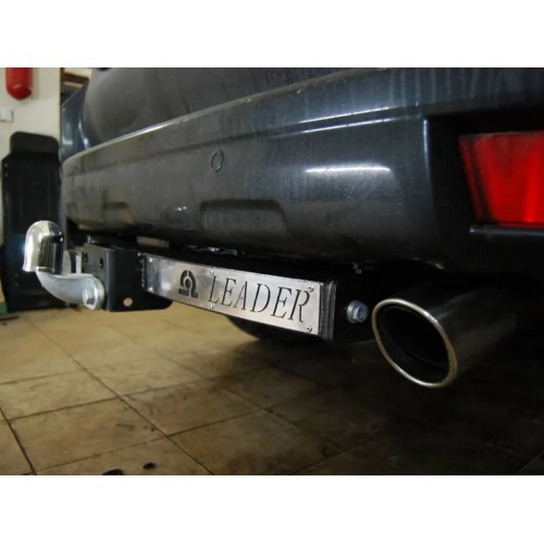 Фаркоп Лидер-Плюс для Toyota Land Cruiser Prado 150 2009-2020 (с накладкой из нерж. стали). Фланцевое крепление. Артикул T113-F(N)