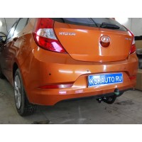 Фаркоп Лидер-Плюс для Hyundai Solaris I седан, хэтчбек 2011-2017. Артикул H219-A