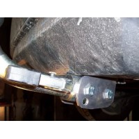 Фаркоп Galia оцинкованный для Peugeot 407 седан 2004-2010. Быстросъемный крюк. Артикул C055C