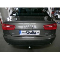 Фаркоп Galia оцинкованный для Audi A6 С7 Allroad 2012-2020. Быстросъемный крюк. Артикул A049C