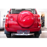 Фаркоп Baltex для Toyota RAV4 III (вкл. Long) 2006-2012. (с декор. накладкой) Фланцевое крепление. Артикул Y-04aN