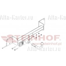 Фаркоп Steinhof для BMW X1 E84 2009-2015. Артикул B-053