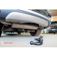 Фаркоп Westfalia с электрикой для BMW X6 F16 (вкл. M-Sport) 2014-2020. Быстросъемный крюк. Артикул 303368900113