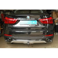 Фаркоп Westfalia с электрикой для BMW X6 F16 (вкл. M-Sport) 2014-2020. Быстросъемный крюк. Артикул 303368900113