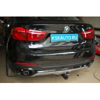 Фаркоп Westfalia с электрикой для BMW X6 F16 (вкл. M-Sport) 2014-2020. Быстросъемный крюк. Артикул 303368900113