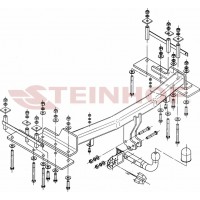 Фаркоп Steinhof для SsangYong Kyron 2006-2020. Артикул S-452