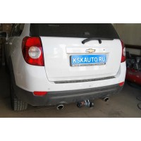 Фаркоп Galia оцинкованный для Chevrolet Captiva (для авто с запаской снизу) 2013-2016. Артикул C060A