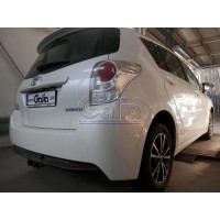 Фаркоп Galia оцинкованный для Toyota Verso 2009-2020. Быстросъемный крюк. Артикул T063C