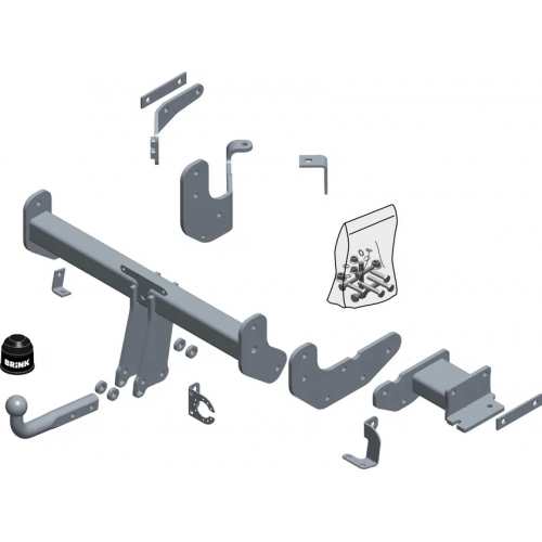 Фаркоп Brink (Thule) для Kia Sorento III (Prime) 2015-2020. Артикул 648900
