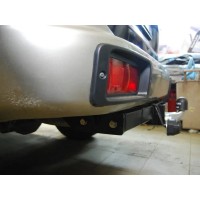 Фаркоп Лидер-Плюс для Mitsubishi Pajero Sport I 1998-2008. Фланцевое крепление. Артикул M107-F