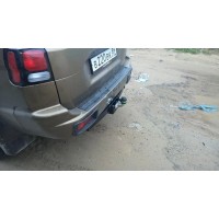 Фаркоп Лидер-Плюс для Mitsubishi Pajero Sport I 1998-2008. Фланцевое крепление. Артикул M107-F
