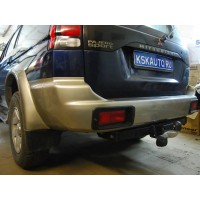 Фаркоп Лидер-Плюс для Mitsubishi Pajero Sport I 1998-2008. Фланцевое крепление. Артикул M107-F