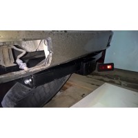Фаркоп Лидер-Плюс для Mitsubishi Pajero Sport I 1998-2008. Фланцевое крепление. Артикул M107-F