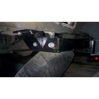 Фаркоп Лидер-Плюс для Mitsubishi Pajero Sport I 1998-2008. Фланцевое крепление. Артикул M107-F