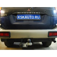 Фаркоп Лидер-Плюс для Mitsubishi Pajero Sport I 1998-2008. Фланцевое крепление. Артикул M107-F