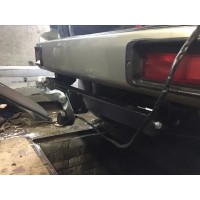 Фаркоп Лидер-Плюс для Mitsubishi Pajero Sport I 1998-2008. Фланцевое крепление. Артикул M107-F