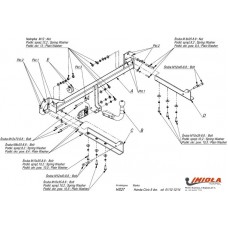 Фаркоп Imiola для Honda Civic IX FB хетчбек 5 дверей 2012-2020. Артикул H.027