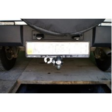 Фаркоп Galia оцинкованный для Jeep Wrangler JK 2007-2018. Артикул J008A