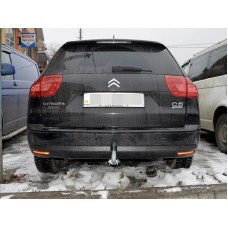 Фаркоп Galia оцинкованный для Citroen C5 II универсал 2008-2020. Быстросъемный крюк. Артикул C058C