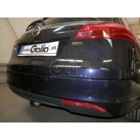 Фаркоп Galia оцинкованный для Opel Insignia седан, хэтчбек, универсал 2008-2020. Быстросъемный крюк. Артикул O059C