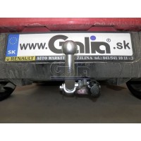 Фаркоп Galia оцинкованный для Renault Clio IV хэтчбек 2013-2020. Быстросъемный крюк. Артикул R080C
