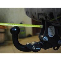 Фаркоп Brink (Thule) для Toyota Land Cruiser Prado 150 J150/155 2009-2020. Быстросъемный крюк. Артикул 526100