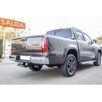 Фаркоп Aragon для Nissan Navara D23 с бампером 2015-2020. Фланцевое крепление. Артикул E4131AC