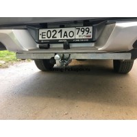 Фаркоп Galia оцинкованный для Mitsubishi L200 III 1996-2006. Быстросъемный крюк. Артикул M120C