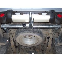 Фаркоп Galia оцинкованный для Mitsubishi L200 III 1996-2006. Быстросъемный крюк. Артикул M120C