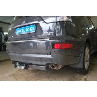 Фаркоп Лидер-Плюс для Mitsubishi Outlander XL 2007-2012. Фланцевое крепление. Артикул M105-F