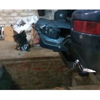 Фаркоп Лидер-Плюс для Mitsubishi Outlander XL 2007-2012. Фланцевое крепление. Артикул M105-F