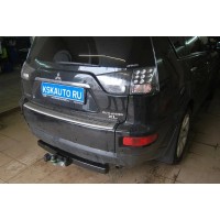 Фаркоп Лидер-Плюс для Mitsubishi Outlander XL 2007-2012. Фланцевое крепление. Артикул M105-F