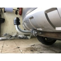 Фаркоп Galia оцинкованный для Chevrolet Captiva (для авто без запаски снизу) 2013-2016. Артикул O065A